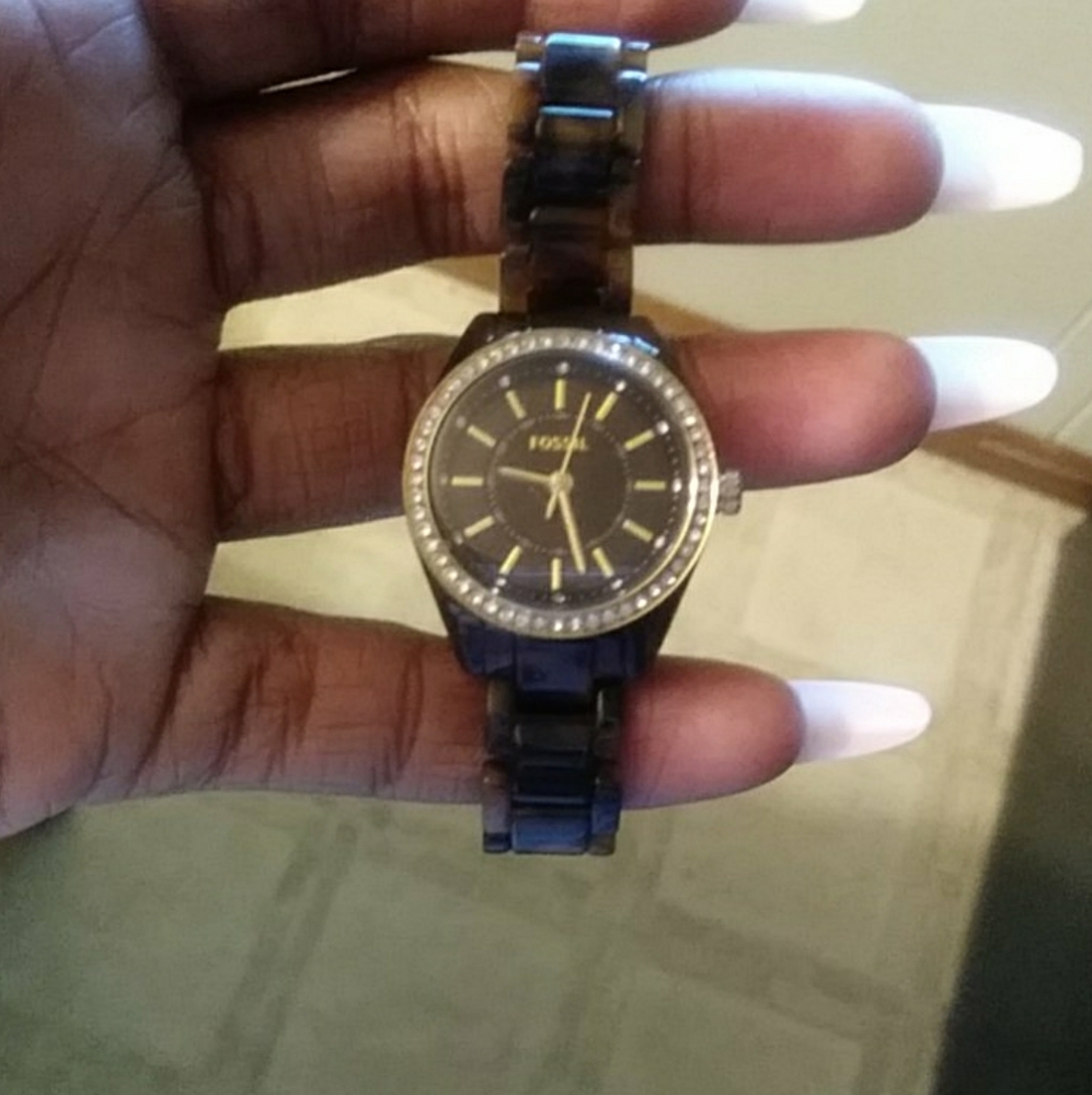 Fossil Watch Tortoise